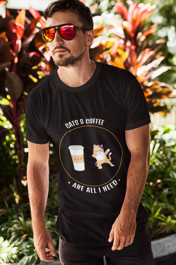 Cats & Coffee Are All I Need T-Shirt