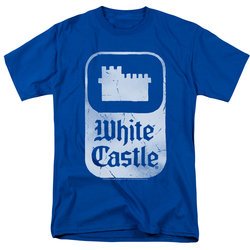White Castle Classic Logo Adult T-shirt - Royal Blue